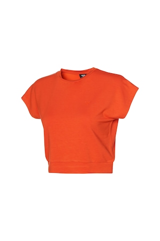 Hummel Allessıa Crop T-shırt S/s Kadın Kısa Kol T-shırt Turuncu Turuncu