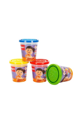 6715 Sun-sabc-crf-oyun Hamuru 4lü Gupi 4x120gr Gup Çok Renkli