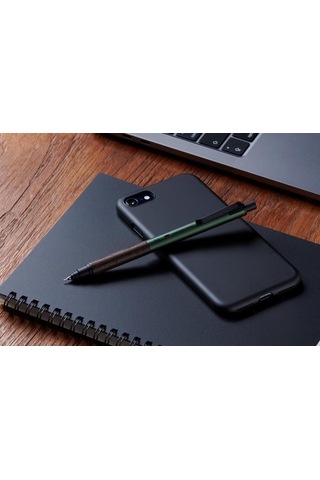 Mitsubishi Pencil Kurutoga Wood 0.5mm Steel Gray Gri