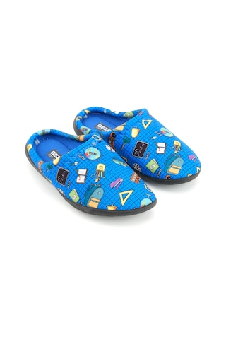 Gezer 15893 Erkek Çocuk Kışlık Rahat Taban Ev Halı Terliği Saks