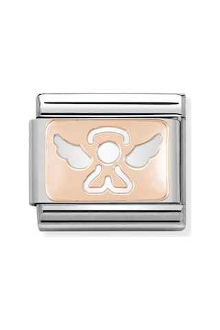 Composable Classic Dekoratif Link - Plakalar - Melek - 14 Angel 9k Rose Altın