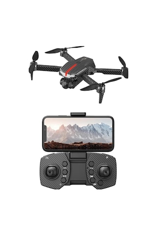 C13s Ultra Karbon Desenli Çift Kameralı Drone 360 Roll, Tek Tuş Kalkış/iniş, Hd Kamera