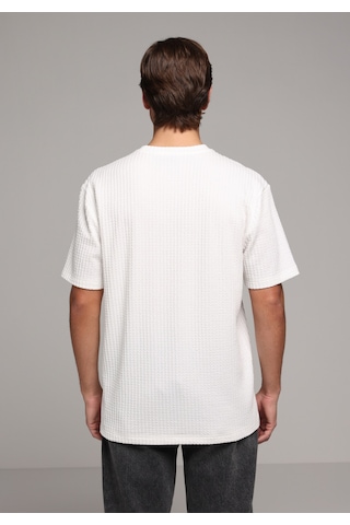 Colin's Colins Comfort Fit Yuvarlak Yaka Düz Erkek Beyaz Kısa Kol Tişört Cl1080261 Q1.v2 Wht