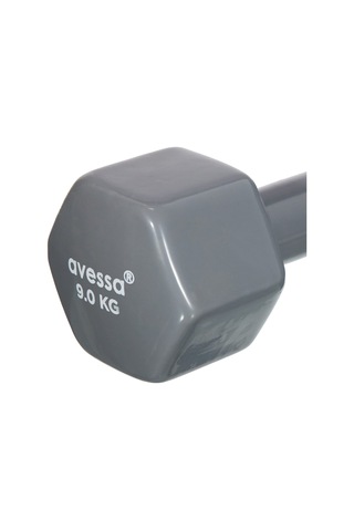 Avessa 9 Kg Vinly Pvc Dambıl, Koyu Gri