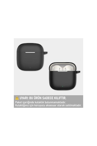 Huawei Freebuds Se 2 - Se 3 Kılıf Askı Aparatlı Mat Silikon Lacivert