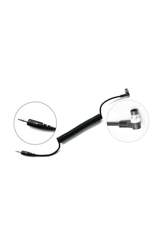 DSLR Kumandaları için Nikon N8 DC0 Uyumlu Spiral Kablo