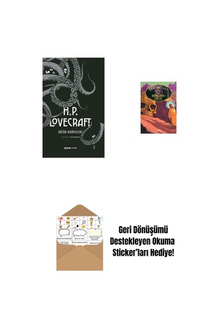 H.p. Lovecraft - Bütün Hikayeleri Ciltli + Herbert West: Diriltici + Okuma Sticker'ları
