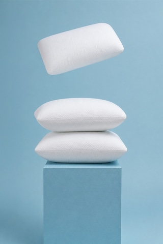 Puffy Resleep Dinç Uyandıran Visco Yastık Beyaz