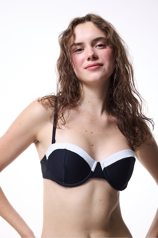 Penti Siyah Nova Straplez Bikini Üstü