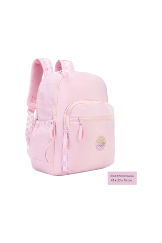 Back To School 26 / Check It Pink Sırt Çantası Çok Renkli