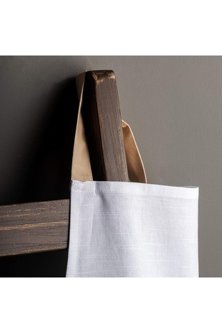 Fastbuy Kadınlar İçin Uzun Bağlı, Ayarlanabilir Boyunlu Pamuklu Mutfak Önlüğü - Çayır Çiçekleri, Bej Diğer