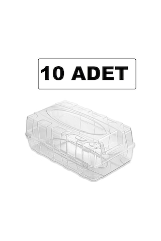 10 Adet Erkek Ayakkabı Saklama Kutusu - Şeffaf Ayakkabı Kabı Seyahat Için Uygundur