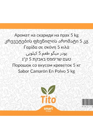 Toz Karides Aroması 5 Kg