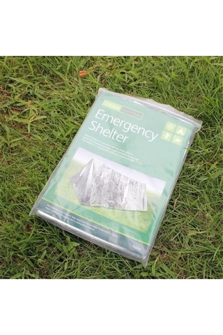 Prestigegoods Acil Durum Çadır Kurtarma Battaniyesi İlk Yardım Güneş Kremi Yalıtım Battaniyesi Turuncu Turuncu