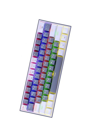 Masada Yer Kaplamayan Küçük Boy Kablosuz Mekanik Klavye Çoklu Işık Modlu Mekanik Klavye Gamer