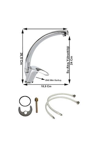 4'Lü Mix Banyo Lavabo , Eviye  Batarya Seti Ve Duş Seti Diğer