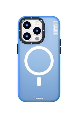 Apple Uyumlu iPhone 13 Pro Max Kılıf Magsafe Şarj Özellikli Youngkit Colored Sand Serisi Kapak