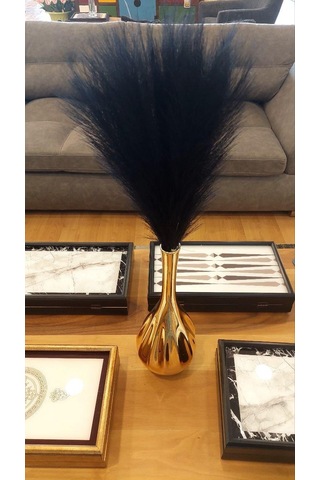 T.concept Dekoratif Yapay Tüy Çiçek 50 Cm Syah 665