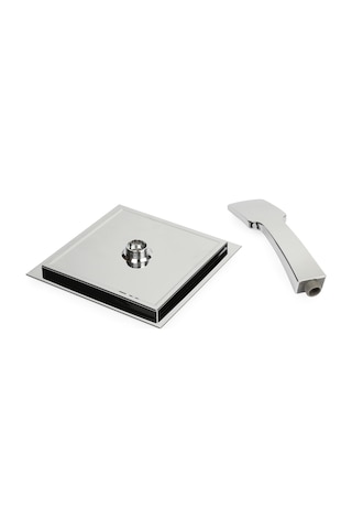 Faumix Quadro Banyo Tepe Duş Başlığı Başlık Kireç Kırıcılı Sistem (Ikil Diğer