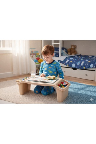 Hobi Aktivite Sehpa / Hobby Activity Table Açık Kahverengi