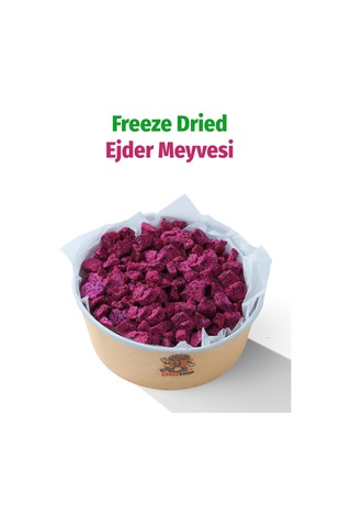 Freeze Dried Küp Ejder Meyvesi Dondurularak Kurutulmuş Meyve Cipsi 250 G