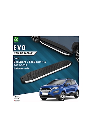 S-dizayn Ford Ecosport 2 Ecoboost 1.0 Evo Aluminyum Yan Basamak 173 Cm 2018 Üzeri
