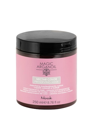 Nook Nectar Color Boyalı Saçlar İçin Onarıcı Argan Yağlı Renk Koruyucu Saç Maskesi 250ml