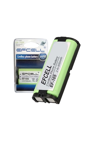 Efcell Ef-105 2.4 Volt 600 Mah Telsiz Telefon Pili Mp105 Hhr-p105