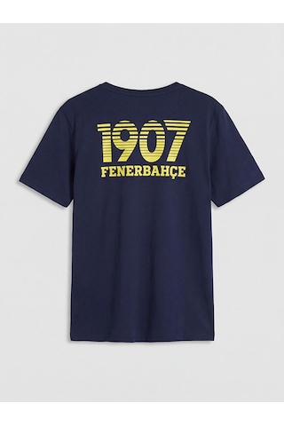 Lc Waikiki Lc Waıkıkı Lacivert Bisiklet Yaka Fenerbahçe Erkek Pijama Üst