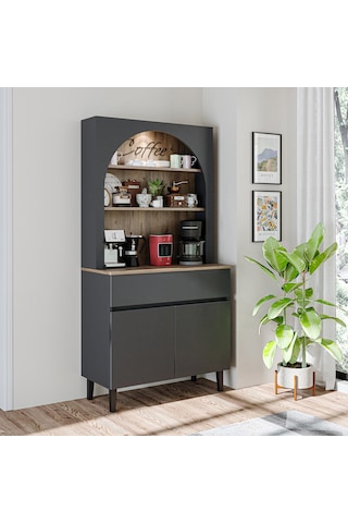 Venedik Kahve Köşesi, Çok Amaçlı, 2 Kapaklı 1 Çekmeceli Dolap