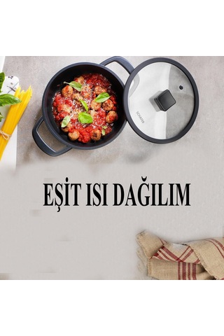 Schafer Hektor Döküm Mini Tencere 20 Cm Siyah