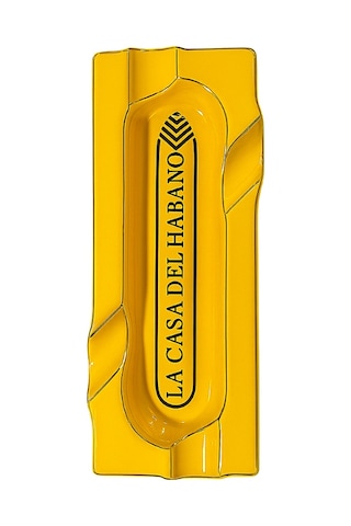 La Casa Del Habano Sarı Porselen Dörtlü Puro Küllüğü - Tr8847