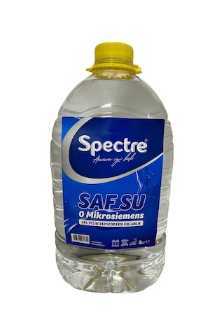 Distile Saf Su 5 Litre Ütü-akü-antifriz Tamamlama Suyu Spectre Distile Saf Su 5 Litre N11.854