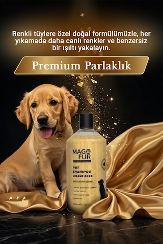 Mago Fur Renkli Tüylü Köpek Şampuanı - 1000 Ml