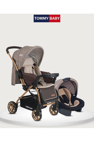Tommybaby TB-980 Gold Travel Sistem Bebek Arabası Puset