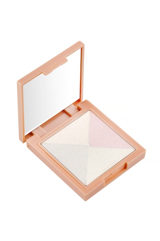 4'lü Toz Far Holo Glow 01 Holografik Işıltılı Talc Free Hyalüronik Asit & E Vitamini / My Joy Eyeshadow Quad Çok Renkli