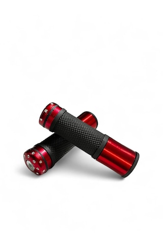 Kırmızı Motosiklet Elcik Takımı - Gaz Borusu Dahil - Üniversal - Cg - Cub - Scooter - Kuba Çita 1