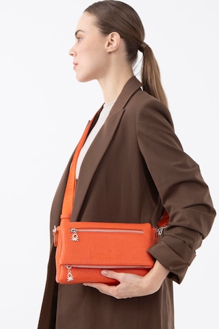 Benetton Kadın El Çantası Bnt1476 Turuncu Turuncu