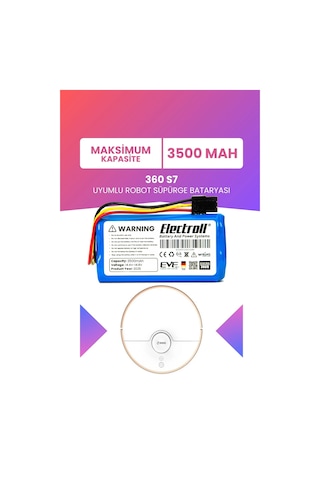 360 S7 Batarya Maksimum Kapasite 3500mah Pil