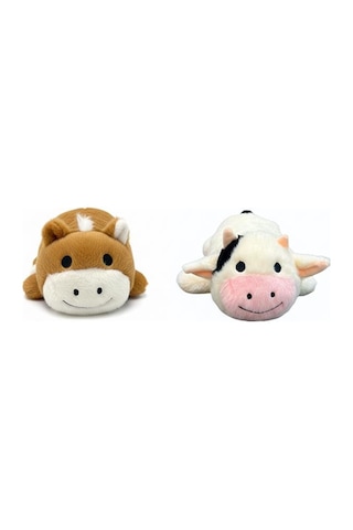 Kızılkaya Çift Taraflı İnek Peluş Oyuncak 23 Cm 2505152 Çok Renkli