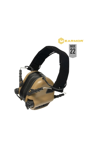 Opsmen Earmor M31 Mod3 Aktif Koruma Atış Kulaklığı Cayote Brown Kahverengi