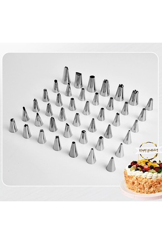 Bloomnest Kek Dekorasyon Sıkma Torba Seti, Uçlar Ve Tutucu İle Yeniden Kullanılabilir Cupcake Aparatı Diğer