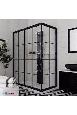 40 X 55 Alüminyum Siyah Banyo Wc Havalandırma Panjuru