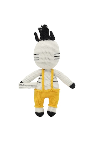 Anatoya Amigurumi Siyah Saçlı Zebra