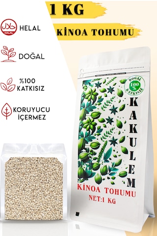 Kakulem Sertifikalı 1 Kg Glutensiz Beyaz Kinoa Tohumu Tane
