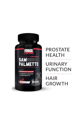 Force Factor Fundamentals Saw Palmetto 610 Mg 60 Capsules