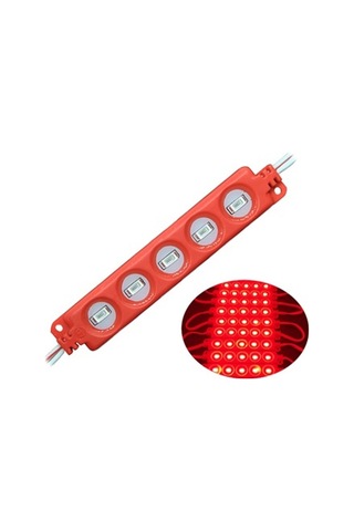 Parmak Led 1200Lm 5X20 Kırmızı 24V Laam645-2