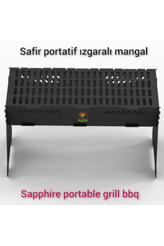 Safir Portatif Izgaralı Mangal Safir Sök-tak Mangal Ateş Çukuru