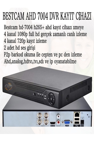 4 Kameralı Set 5 Mp Sony Lensli Full Hd Kamera Seti 500 Gb Hdd