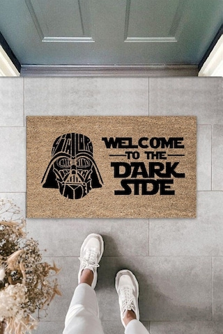 Dormot 1dekoratif Dijital Baskı - Star Wars Paspas - Iç Ve Dış Mekan Paspas - 60x40cm Kahverengi